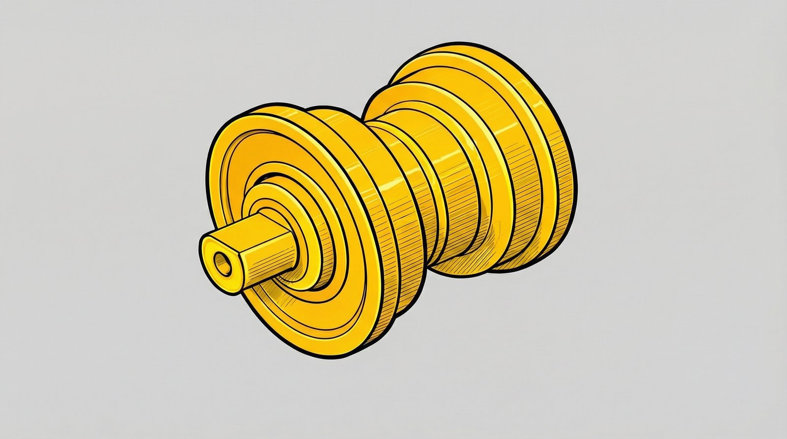 121-0824 - Rolete inferior simples